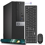 Desktop PC Dell QCM1250 Micro Form Factor, Intel Core Ultra 5 - 235T (14 C / 14 T, 2.10 GHz - 4.9 GHz, 24 MB cache, 35 W), 16 GB DDR5, 256 GB SSD, Fara unitate optica integrata, Intel Intel Graphics Partajata, 90 W - adaptor extern, Windows 11 Pro
