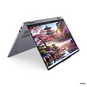 Laptop Lenovo IdeaPad 5 2-in-1 16AKP10 83KU0046RM, 16 inch 1920 x 1200 Touchscreen, AMD Ryzen AI 7 350 (8 C / 16 T, 2.0 GHz - 5.0 GHz, N/A cache, 28 W), 16 GB LPDDR5X, 1 TB SSD, AMD AMD Radeon 860M, Free DOS, Tastatura English, Luna Grey