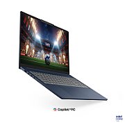 Laptop Lenovo IdeaPad Slim 5 16IPH11 83S6006PRM, 16 inch 2880 x 1800, Intel Core ultra 7 356H (16 C / 16 T, N/A - 4.7 GHz, 18 MB Intel® Smart Cache cache, N/A), 32 GB DDR5, 1 TB SSD, Intel Intel Graphics, Free DOS, Tastatura English, Cosmic Blue