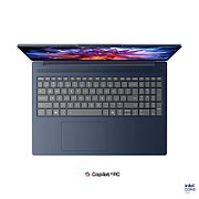 Laptop Lenovo IdeaPad Slim 5 16IPH11 83S6006PRM, 16 inch 2880 x 1800, Intel Core ultra 7 356H (16 C / 16 T, N/A - 4.7 GHz, 18 MB Intel® Smart Cache cache, N/A), 32 GB DDR5, 1 TB SSD, Intel Intel Graphics, Free DOS, Tastatura English, Cosmic Blue