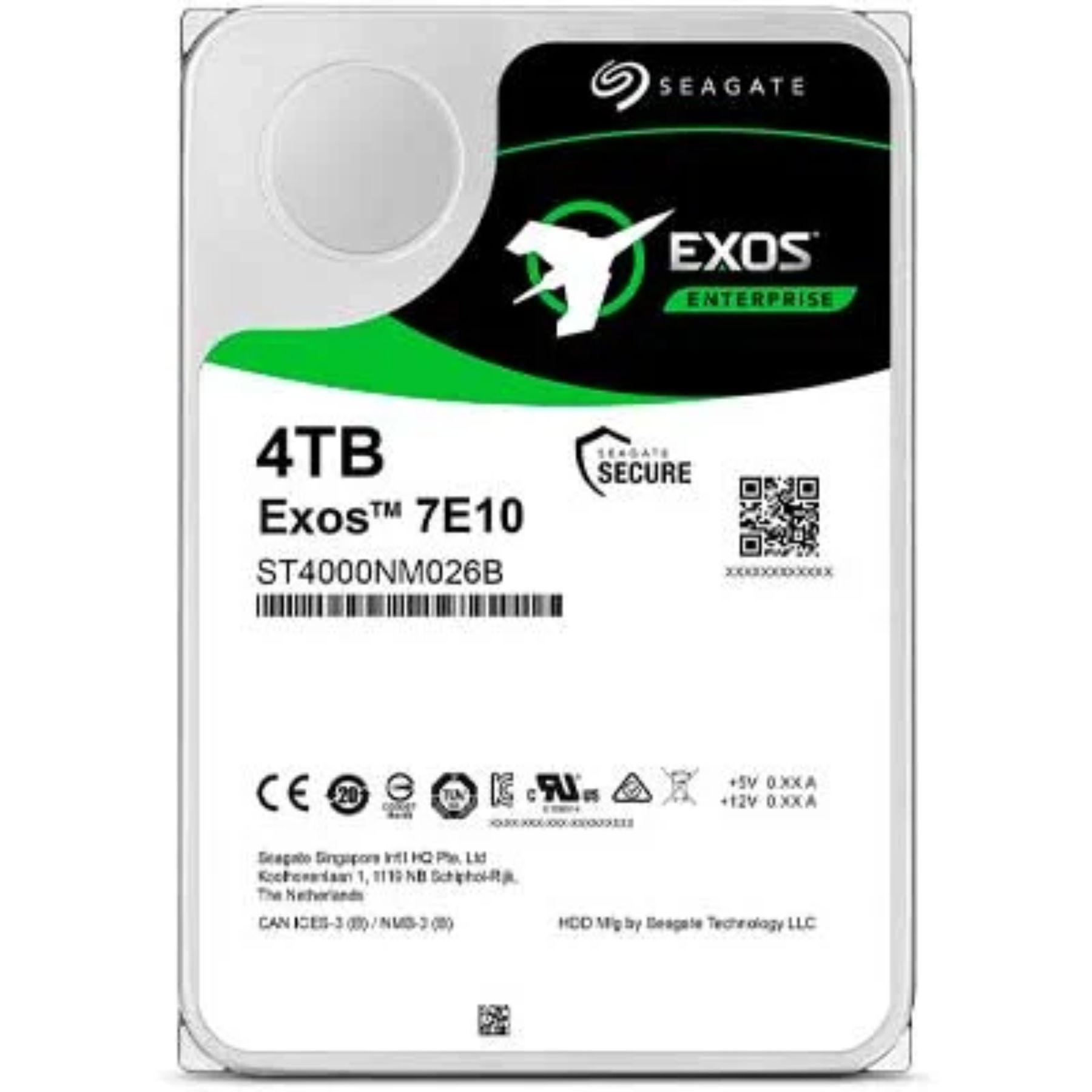 HDD NAS Seagate Exos 7E10 4 TB 3.5 inch SATA 3 7200 RPM 256 MB