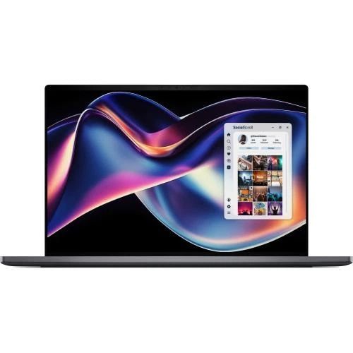 Laptop Dell XPS XPS 16, 16.3 inch 3840 x 2400, Intel Core Ultra 9 388H (16 C / 22 T, 1.4 GHz - 5.1 GHz, 24 MB Intel Smart Cache cache, 28 W), 64 GB LPDDR5X, 4 TB SSD, Intel Intel Arc Graphics, Windows 11 Pro, Tastatura US, Gri