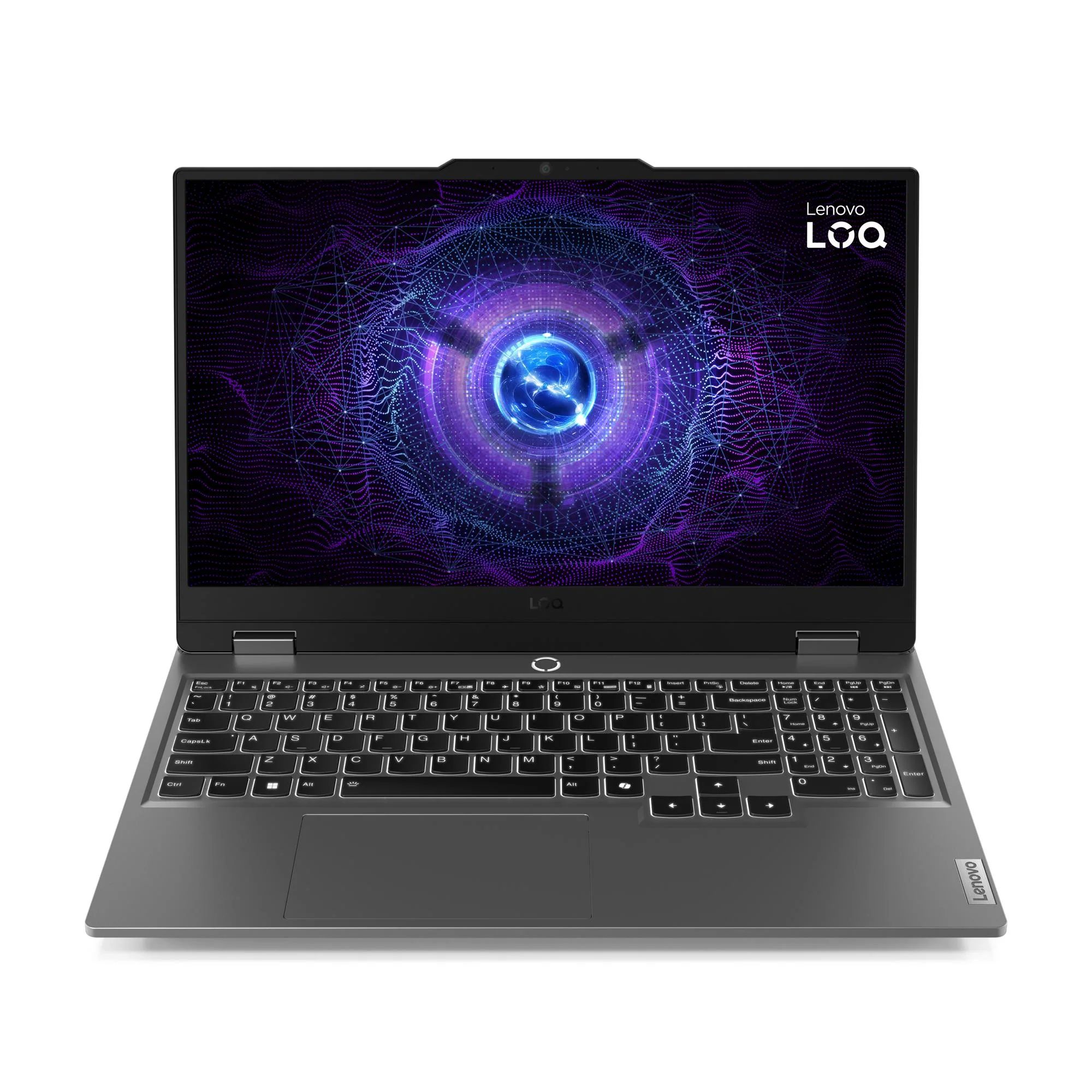 Laptop Lenovo LOQ 83DV01KVRM, 15.6 inch 1920 x 1080, Intel Core i5-13450HX (10 C / 16 T, 2.4 GHz - 4.6 GHz, 20 MB cache, 55 W), 16 GB DDR5, 512 GB SSD, Nvidia GeForce RTX 3050, Free DOS, Tastatura English, Luna Grey