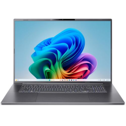 Laptop Acer A18 NX.JZEEX.002, 18 inch 1920 x 1200, Intel Core ultra 7 355 (8 C / 8 T, 2.3 GHz - 4.7 GHz, 12 MB Intel® Smart Cache cache, N/A), 16 GB LPDDR5X, 512 GB SSD, Intel Intel Graphics, Windows 11 Home, Tastatura US, Steel Gray