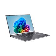 Laptop Acer A18 NX.JZEEX.001, 18 inch 1920 x 1200, Intel Core ultra 9 386H (16 C / 16 T, 2.1 GHz - 4.9 GHz, 18 MB cache, N/A), 16 GB LPDDR5X, 512 GB SSD, Intel Intel Graphics, Windows 11 Home, Tastatura International, Steel Gray