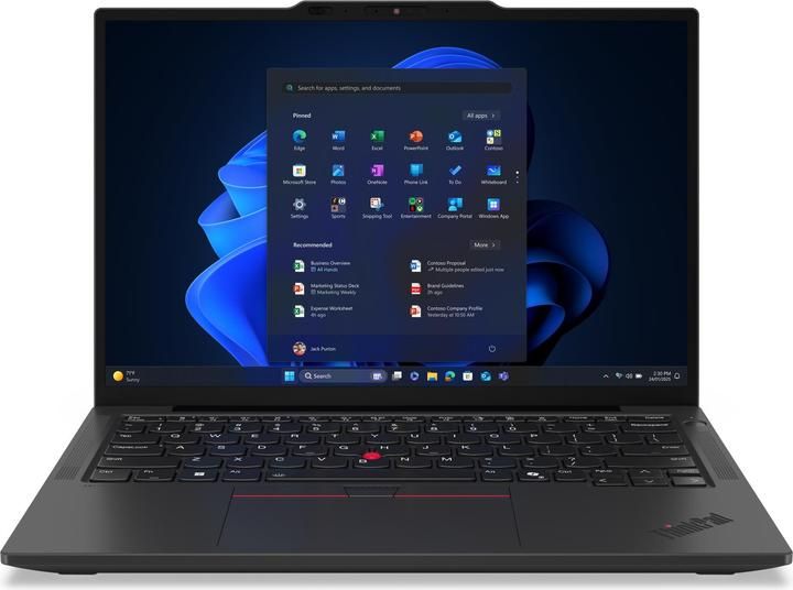 Laptop Lenovo ThinkPad X13 Gen 6 21RK005HIX, 13.3 inch 1920 x 1200 pixeli, Intel Core ultra 7 255U (12 C / 14 T, 1.5 GHz - 4.8 GHz, 12 MB cache, 15 W), 16 GB LPDDR5x, 512 GB SSD, Intel Intel Graphics, Windows 11 Pro, Tastatura International, Negru
