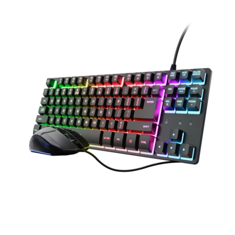 Kit mouse + tastatura Trust GXT 798T 2-IN-1, negru