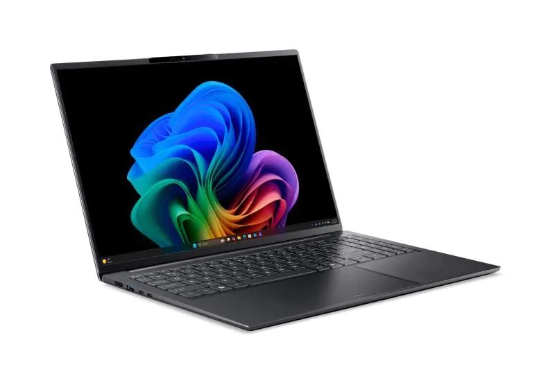 Laptop Acer Aspire 16 NX.JWNEX.00E, 16.0 inch 1920 x 1200 pixeli, Intel Core ultra 7 355 (8 C / 8 T, 2.3 GHz - 4.7 GHz, 12 MB Intel® Smart Cache cache, N/A), 16 GB LPDDR5X, 512 GB SSD, Intel Intel Graphics, Windows 11 Home, Tastatura International, Titan Gray