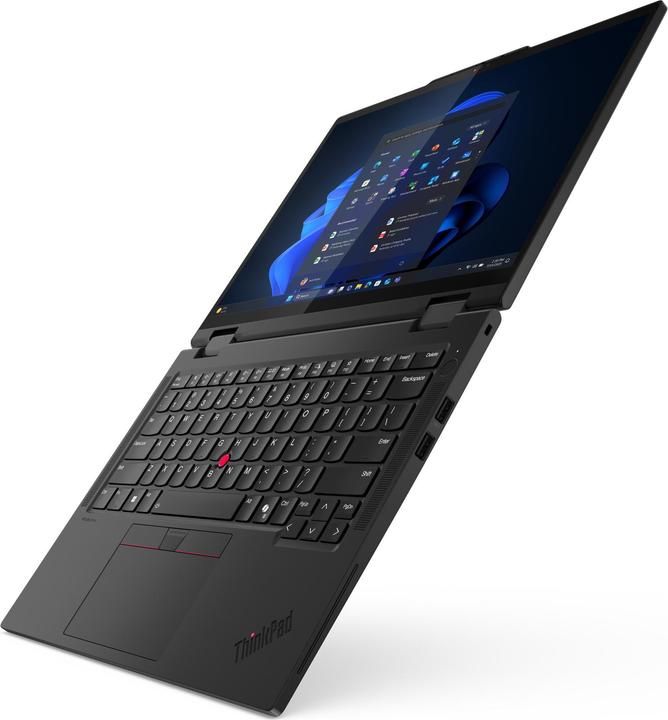 Laptop Lenovo ThinkPad T14s 2-in-1 Gen 1 21R3001WGE, 14.0 inch 1920 x 1200 Touchscreen, Intel Core Ultra 5 - 225U (12 C / 14 T, 1.5 GHz - 4,8 GHz, 12 MB Intel® Smart Cache cache, 54 W), 16 GB LPDDR5x, 512 GB SSD, Intel Graphics Intel Graphics, Windows 11 Pro, Tastatura US, Negru