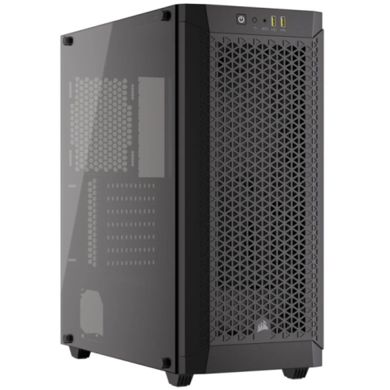 Carcasa CORSAIR 480T Airflow Mid Tower NEGRU, Tempered Glass, Sloturi Expansiune 7, Drive Bays: 2x2.5 , Format Placa De Baza Suportat: Mini- ITX, Micro-ATX, ATX+ sursa CX750