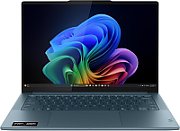 Laptop Lenovo Yoga 7 14AKP10 83KG0021RM, 14.5 inch 2944 x 1840, AMD Ryzen AI 7 350 (8 C / 16 T, 2.0 GHz - 5.0 GHz, 24 MB cache, N/A), 32 GB LPDDR5x, 1 TB SSD, AMD AMD Radeon 860M, Free DOS, Tastatura English, Tidal Teal