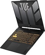 Laptop ASUS TUF Gaming F16 FX607VJB-RL164, 16 inch FHD+, Intel Core 5 210H (8 C / 12 T, 2.0 GHz - 4.5 GHz, 12 MB cache, 45 W), 16 GB DDR5, 512 GB SSD, Nvidia GeForce RTX 3050, Fara sistem de operare, Tastatura US, Mecha Gray