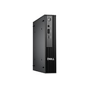 Desktop PC Dell Pro Micro QCM1250 Micro Form Factor, Intel Core i3-14100T (4 C / 8 T, 2.7 GHz - 4.4 GHz, 12 MB cache, 35 W), 8 GB DDR5, 512 GB SSD, Fara unitate optica, Intel UHD Graphics 730 Partajata, 90 W - adaptor extern, Windows 11 Pro