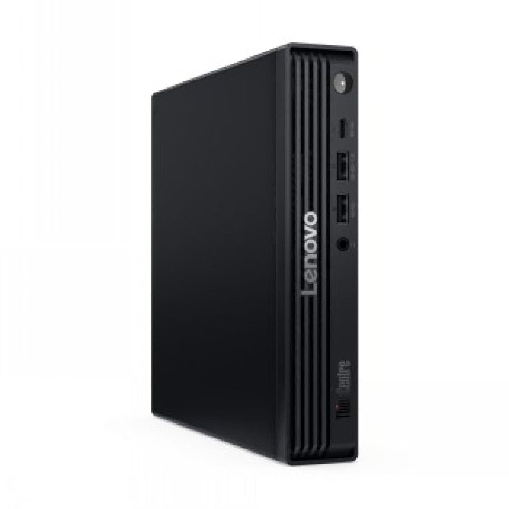 Desktop PC Lenovo ThinkCentre M70q Gen 6 Tiny (1L), Intel Core Ultra 5 - 225T (Nespecificat C / Nespecificat T, Nespecificat - Nespecificat, Nespecificat cache, 35 W), 16 GB DDR5, 512 GB SSD, Fara unitate optica, Intel Intel Graphics Partajata, 65 W - adaptor extern, Windows 11 Pro