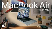 Laptop Apple MacBook Air 13 Air 13 with Liquid Retina (2026), 13.6 inch 2560 x 1664, Apple M5 10-core (10 C / 10 T, N/A - N/A, N/A cache, N/A), 24 GB LPDDR5X, 1 TB SSD, Apple 10-core GPU, macOS, Tastatura English INT, Sky Blue