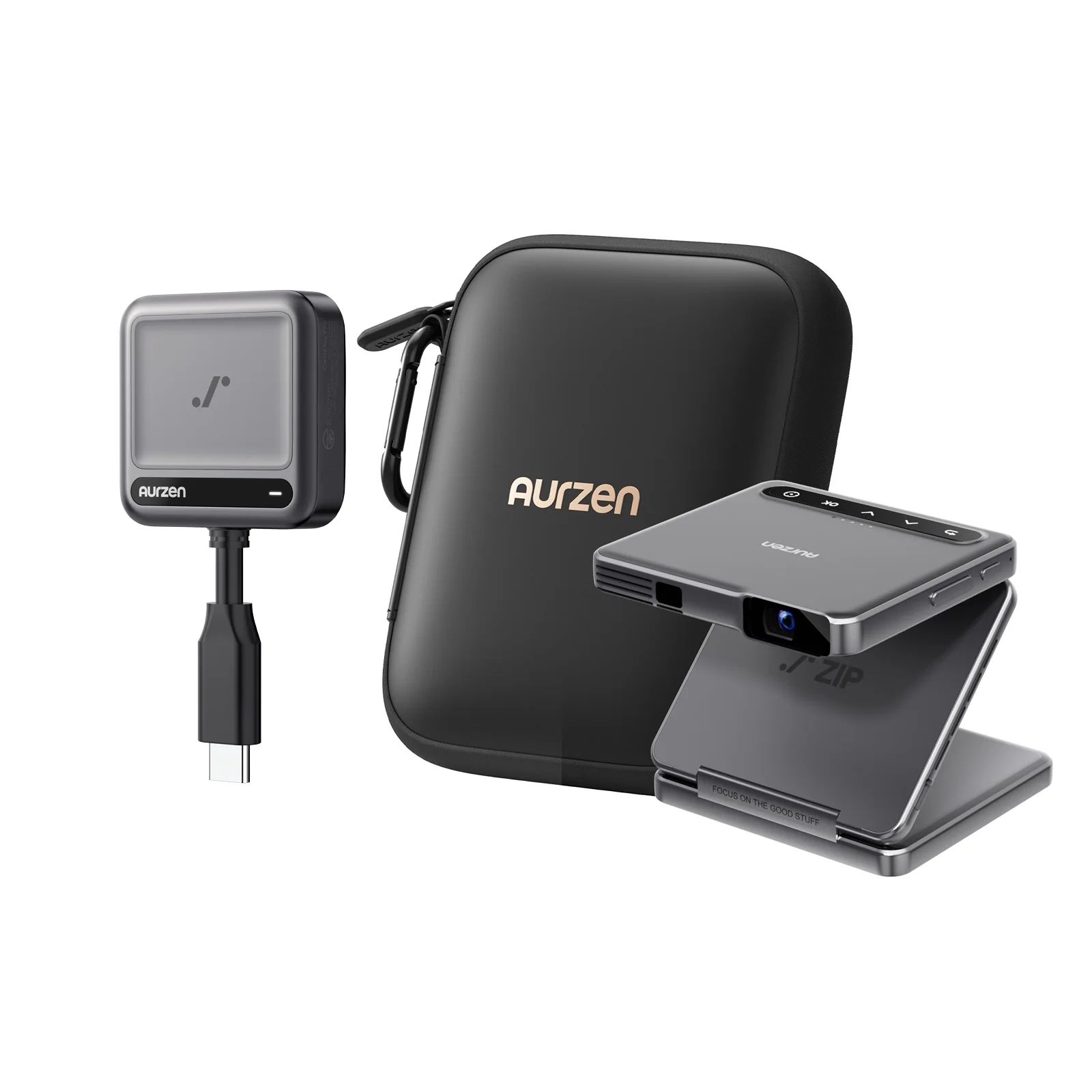 Videoproiector Aurzen ZIP Projector, Negru
