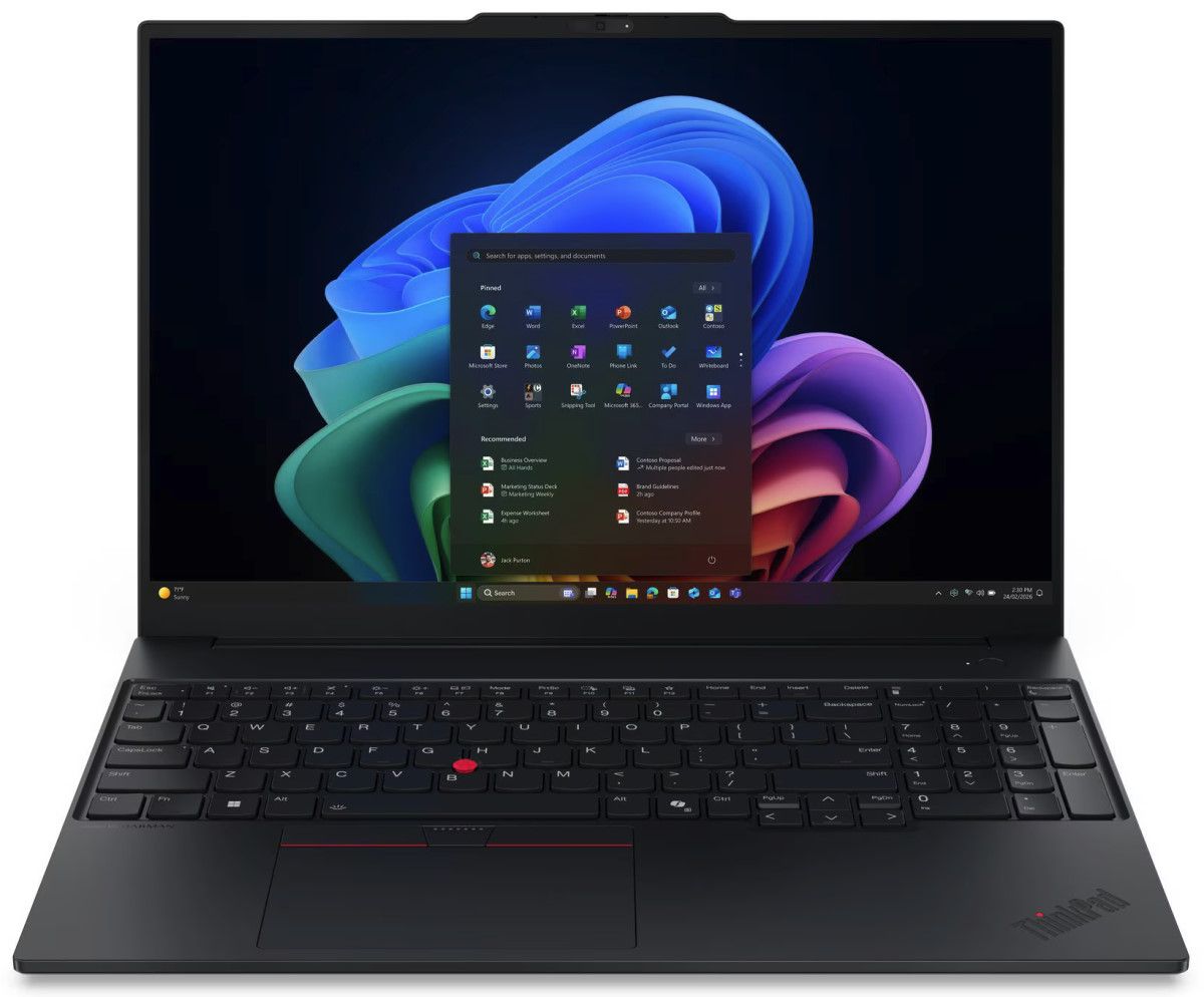 Laptop Lenovo ThinkPad E16 Gen 4 21YC000MGE, 16.0 inch 1920 x 1200, Intel core ultra 5 325 (N/A C / N/A T, N/A - N/A, N/A cache, N/A), 32 GB DDR5, 1 TB SSD, Intel Intel Arc Graphics, Windows 11 Pro, Tastatura English, Business Black