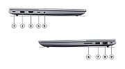 Laptop Lenovo ThinkBook 16 G9 AHP 21UT000RGE, 16 inch 1920 x 1200, AMD Ryzen 7 250 (8 C / 16 T, 2.0 GHz - 4.5 GHz, 16 MB cache, 28 W), 32 GB DDR5, 1 TB SSD, AMD AMD Radeon Graphics, Windows 11 Pro, Tastatura Romanian, Luna Grey