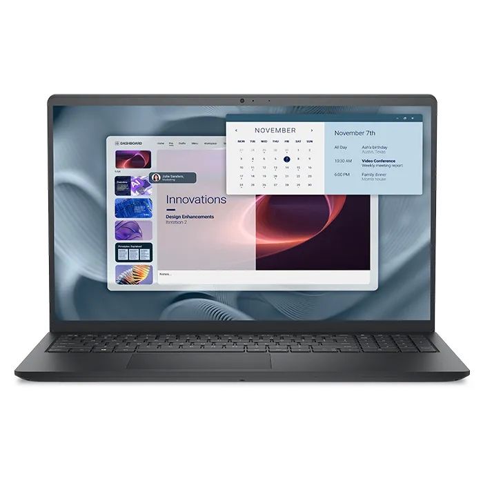 Laptop Dell Pro 15 Essential PV15250, 15.6 inch 1920 x 1080, Intel Core i5-1334U (10 C / 12 T, 3.4 GHz - 4.6 GHz, 12 MB cache, 55 W), 16 GB DDR5, 512 GB SSD, Intel Intel UHD Graphics, Ubuntu, Tastatura English International, Negru
