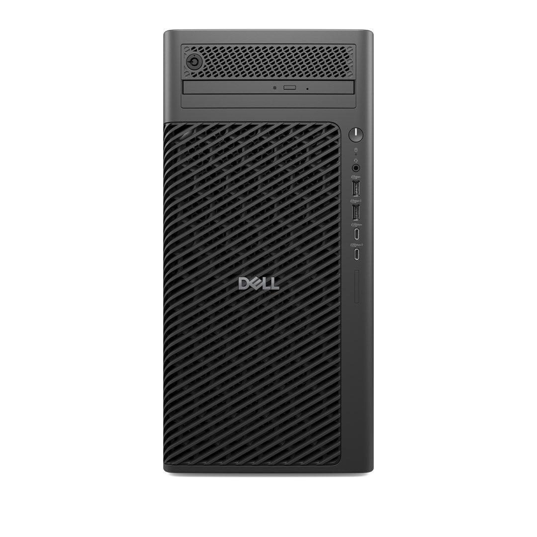 Desktop PC Dell Pro Max Tower T2 FCT2250 Tower, Intel Core Ultra 9 285 (24 C / 24 T, 3.2 GHz - 5.6 GHz, 36 MB cache, 65 W), 32 GB DDR5, 1 TB SSD, Fara unitate optica, Intel Intel Graphics Partajata, 500 W, Windows 11 Pro