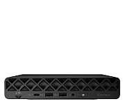 Desktop PC HP EliteDesk 8 Mini G1i Mini PC, Intel Core Ultra 7 356H (16 C / 22 T, Nespecificat - Nespecificat, 24 MB Intel Smart Cache cache, 45 W), 16 GB DDR5, 512 GB SSD, Fara unitate optica, Intel Intel Graphics Partajata, 90 W - adaptor extern, Windows 11 Pro