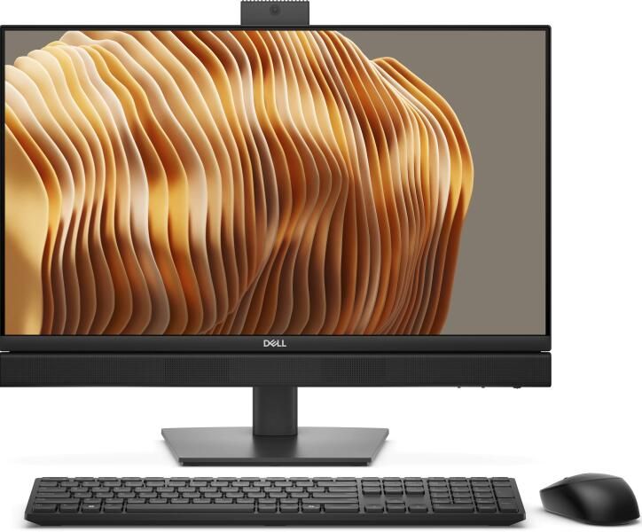 All-In-One DELL All-in-One PC QC24250, 23.8 inch 1920 x 1080 pixeli, Intel Core Ultra 7 - 265 (20 C / 20 T, 2.4 GHz - 5.3 GHz, 30 MB cache, 65 W), 16 GB DDR5, 512 GB SSD, Intel Intel Graphics 0 GB, Linux, Argintiu