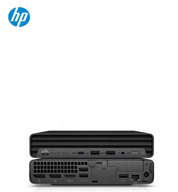 Desktop PC HP Elite Mini 800 G9 Mini PC, Intel Core i7-14700 (20 C / 28 T, 2.1 GHz - 5.4 GHz, 33 MB cache, 65 W), 16 GB DDR5, 1 TB SSD, Fara unitate optica, Intel Intel UHD Graphics 770 Partajata, Adaptor extern 120 W, Windows 11 Pro