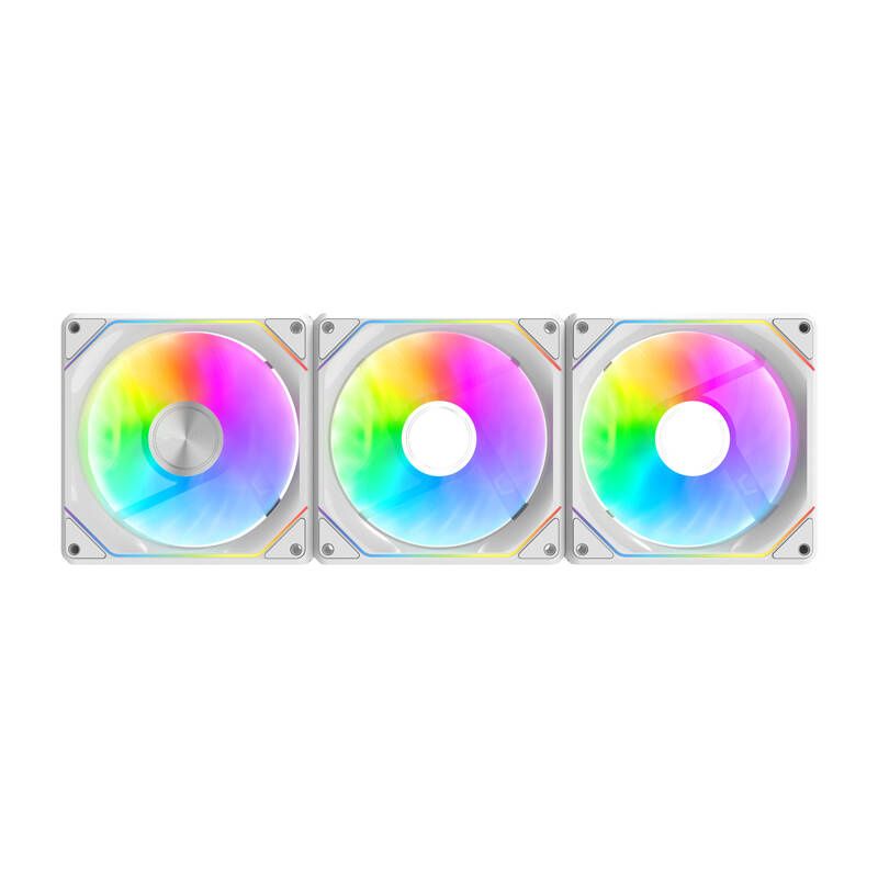 Ventilatoare de calculator Darkflash Gauss G24 3-in-1 (alb)