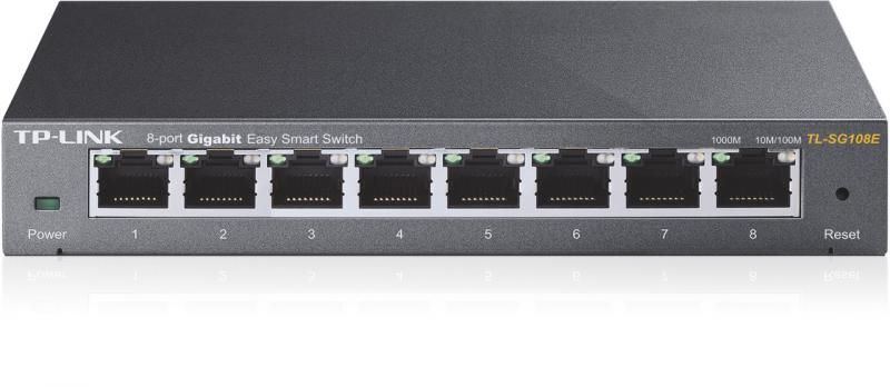 Switch TP-Link TL-SG108E, 8 porturi 10 / 100 / 1000 MBs