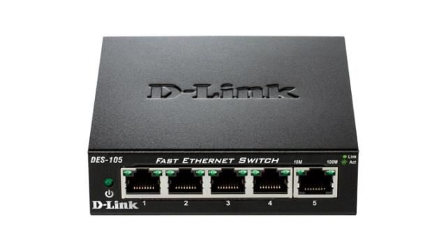 Switch D-Link DES-105/E, 5 porturi 10 / 100 Mbps