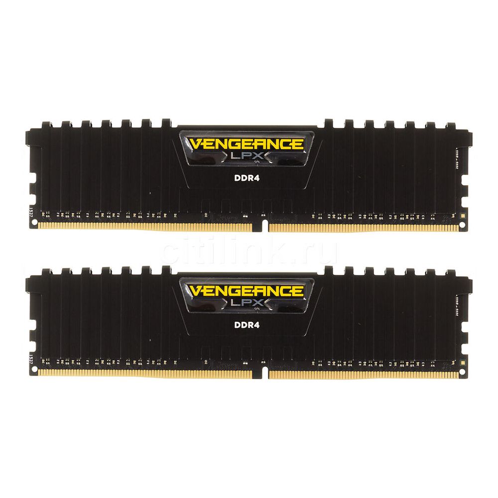 Memorie Corsair Vengeance LPX 16 GB DDR4 2666 MHz CL16, kit 2 x 8 GB, XMP 2.0, Negru